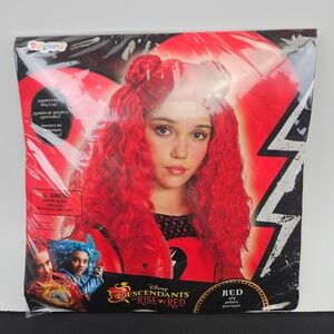 Disney Descendants Rise of Red Wig Costume Accessory Adjustable New